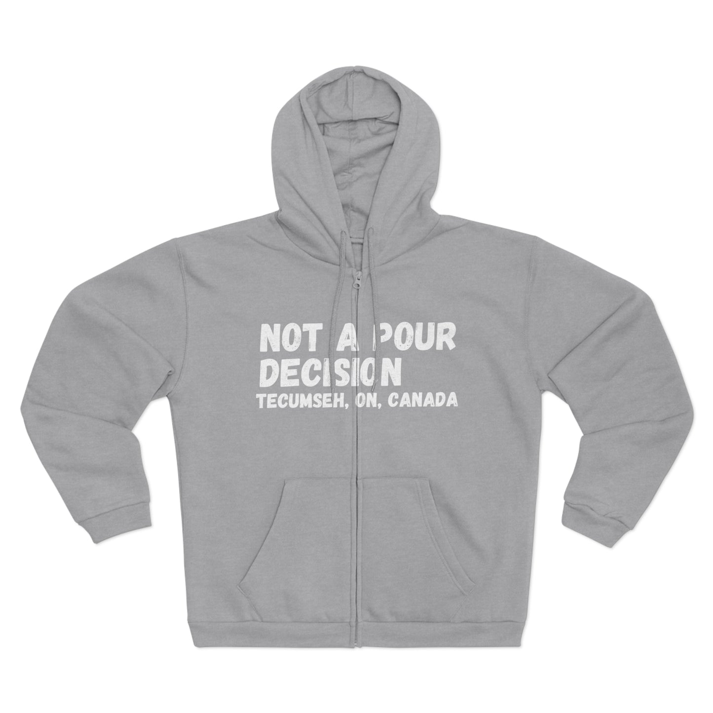 Go Out and Do - Unisex Hooded Zip Sweatshirt